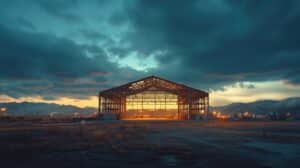 Barndominium build in progress