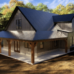 Dark Siding Barndominium