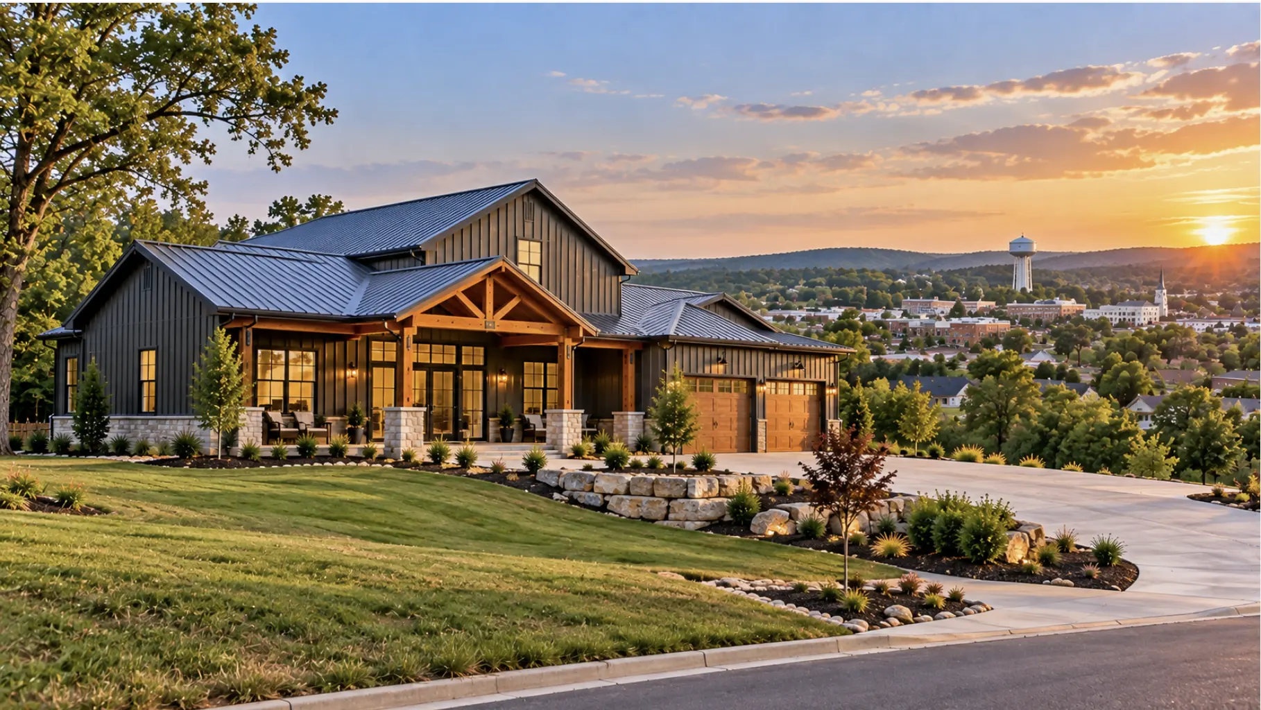 Barndominium property near Mount Juliet illustrating different city and Wilson County building jurisdictions.
